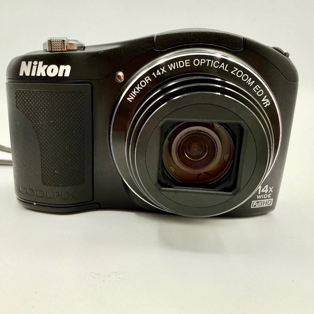 Nikon Coolpix L610 16.0MP Digital Camera Black 14x Full HD 1080p-Tested
